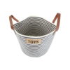 Cotton Rope Pet Toy Storage Basket - Image 3